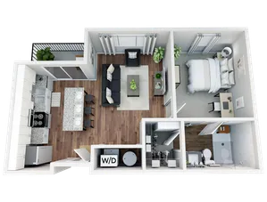 StateHouse Highline on 9th Klee II 3D Furnished