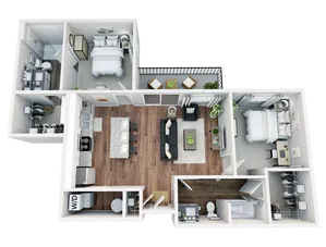 StateHouse Highline on 9th Miro 3D Furnished