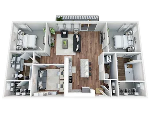 StateHouse Highline on 9th Pollock 3D Furnished