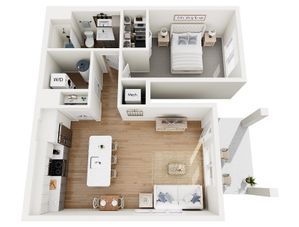 Floor Plan A3 | Echelon at Charlotte | Apartments in Charlotte, NC