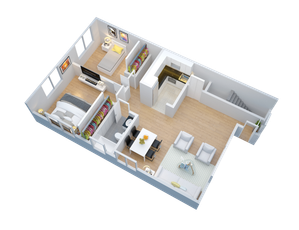 Welsh 2 - Two Bedroom Two Bathroom