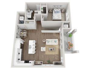 Floor Plan 1F | Seasons at Franklin | Apartments in Franklin, WI