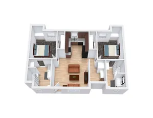 2 bed 2 bath