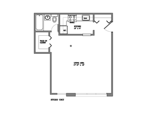 studio floor plan