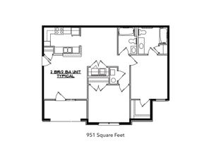 2 Bedroom 2 Bath