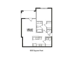1 Bed 1 Bath