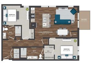 C5 | 2x2 | 1120 sq ft
