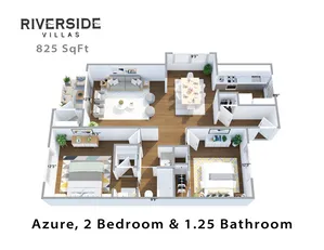 2x1.25 Floor Plan