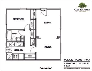 Oak Garden - Floor Plan Two