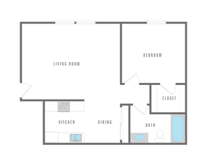 1 Bedroom 1 Bath