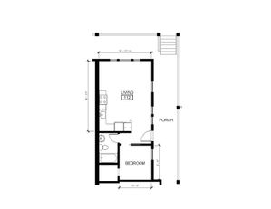 1 Bedroom E Floor Plan