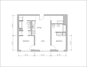 2 Bedroom Layout A