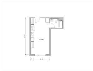 Peninsula Studio Unit Type B