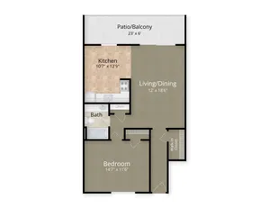 Maple Terrace One Bedroom