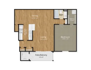 One bedroom One Bathroom
