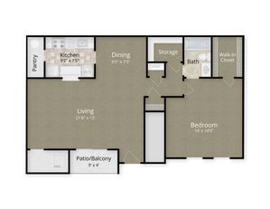 Birchwood I - 1 Bedroom/1 Bath