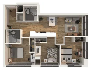 three bedroom