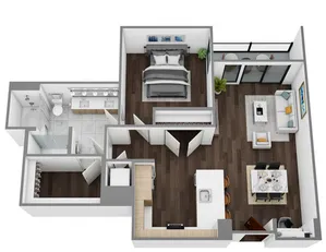 H: 1 Bed / 1 Bath