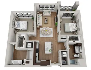 Floor Plan 2A | Arrabelle Apartments | Apartments in Cedarburg, WI
