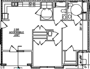 2 bedroom ADA