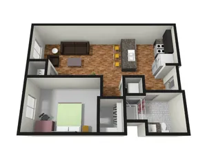 A1 - 1 Bed _ 1 Bath