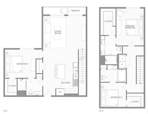 1Riva Row New Apartments | Luxury Apartments in Texas | 1Riva Row 3 bedroom townhomes