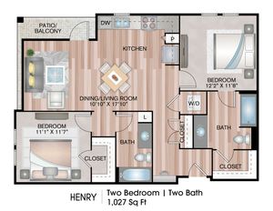 Two Bedroom Floorplan