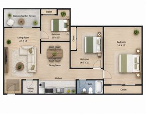 3 Bedroom
