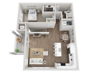 Floor Plan 1G | Seasons at Franklin | Apartments in Franklin, WI
