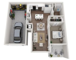 Floor Plan 1C | Seasons at Grafton | Apartments in Grafton, WI