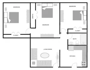 3 Bed 1 Bath
