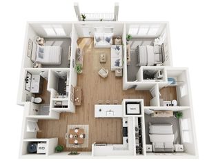 Floor Plan C3 | Echelon at Charlotte | Apartments in Charlotte, NC