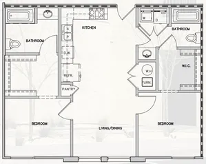 Floor plan 2 bedroom