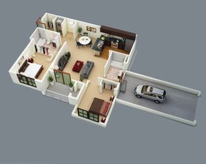 Fenwyck Manor - 3D Floorplan