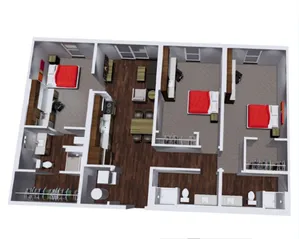 3x3 Kitchenette