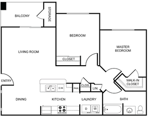 Spring River B1 Two Bedroom