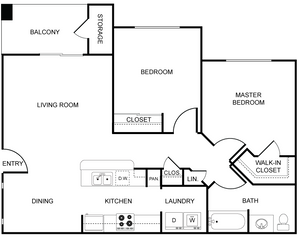 Spring River B1 Two Bedroom