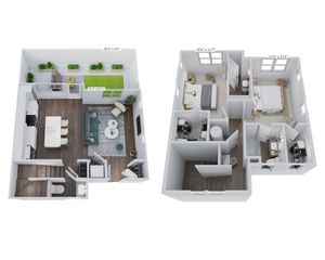 Two Bedroom Townhome
