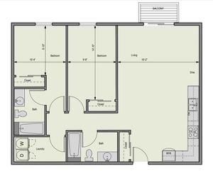 2 Bedroom