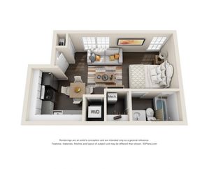 Floor Plan Image | Oakbrook Apartments
