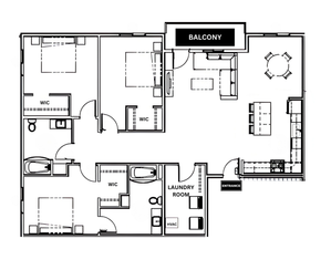 3B - 3BED2BATH - 1700SF