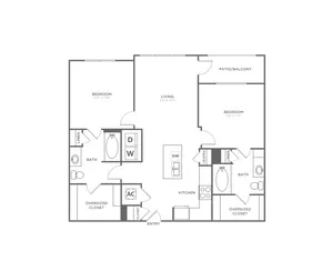 B1 (954 SF)