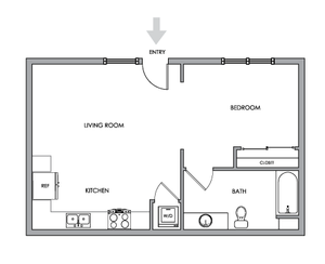 2D Floor Plan Rendering - Studio