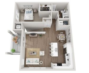 Floor Plan 1G | Seasons at Grafton | Apartments in Grafton, WI