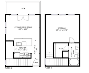 1B1B - Two-Story with Balcony