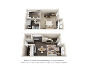 Floor Plan Image | Oakbrook Apartments