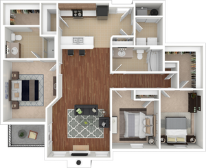 3 Bedroom Floor Plan | Ironwood | Altoona, Iowa