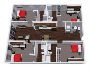 4x4 B Kitchenette Large