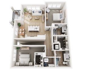 Floor Plan 2C | Seasons at Elgin | Apartments in Elgin, IL