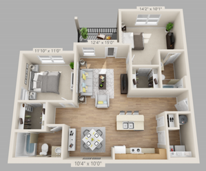2 bedroom